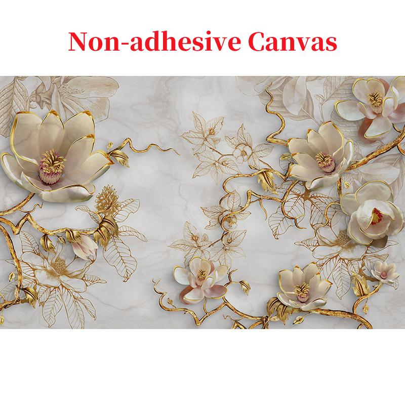 Mural Wallpaper Modern 3D Relief Flowers Modern Fashion 3D Living Room Bedroom Sofa TV Background Wall Home Decor Wall Cloth Wall Paper