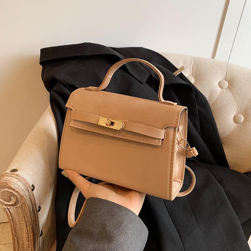 Taschen für Damen Neuer Stil Hochwertig und Modisch Schlichtes und Nischen-Design Ein-Schulter Crossbody Kleine quadratische Tasche