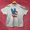 American Flag Peace Hands JF T-Shirt 3XL
