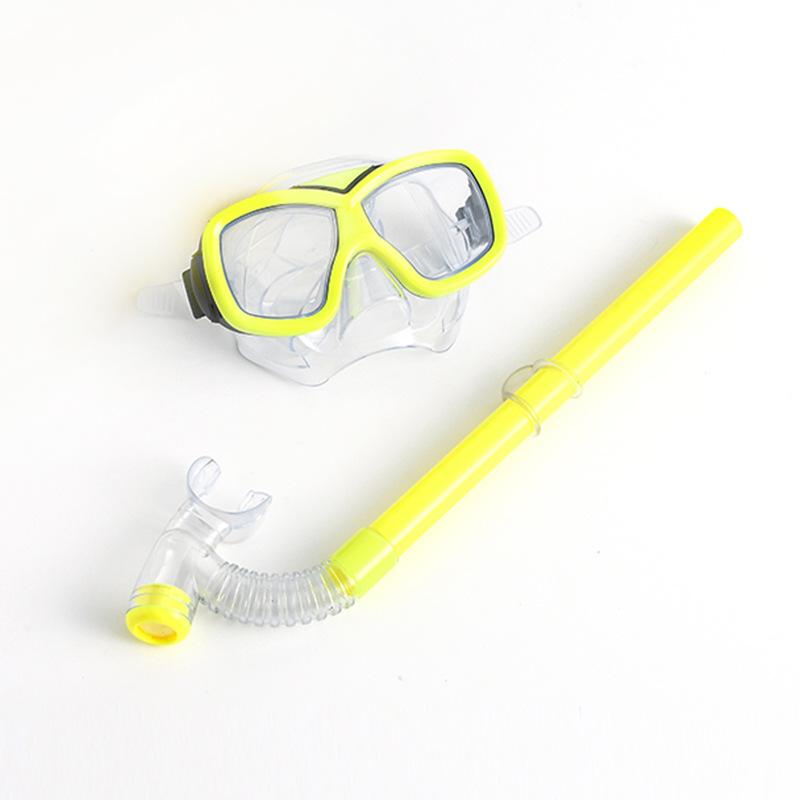 Large vision mask diving goggles snorkel set. High Quality Durable Construction Stylish Design Practical Function Practical Daily Use