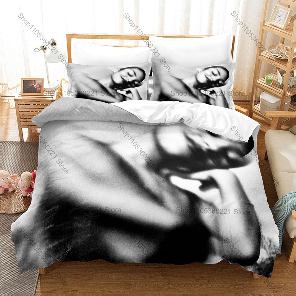 Olivia Dean Fan Merchandise Dekbedovertrek + 2 Kussenslopen, Modieuze Print Beddengoed Set voor Muziekliefhebbers Collectie