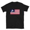 Dirt Bike Motocross Gift American Flag Classic Graphic T-Shirt