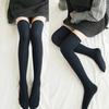 Women'S Winter High Stockings Warm Over Knee Soft Wool Stockings Cotton Striped Long Socks Thigh Stocking Lolita Thick Warm Sock