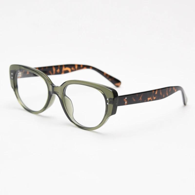 Vintage Short Sighted Glasses Ladies Cat-Eye Blue Light Blocking Eyewear Classic Transparent HD Definition Ladies Rx