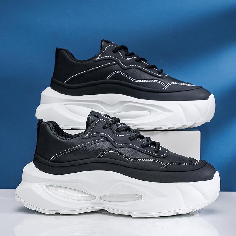 Summer New Sports Shoes Men's Versatile Running Shoes Platform Heightening Dad Shoes Youth Sports Shoes
