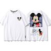 Disney Doublesided Cartoon Mickey Mouse Unisex TShirt Oversized Streetwear Casual Short Sleeve Comfortable Famous Tshirts