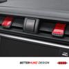 For Subaru BRZ/Toyota GR86 2026- Carbon Fiber Dashboard Panel Air Vent Outlet Trim Stickers Car Interior Tuning Accessories