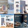 Magnetic Thermal Insulation Door Curtain Waterproof Warm-Keeping Door Curtain Oxford Closed by Magnets Pet-Friendly Door ScreensThicken Cotton Curtain