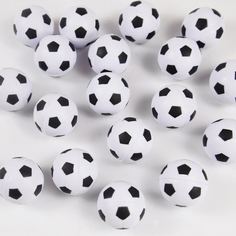 6/10Pcs Mini Soccer Ball Squeeze Toy Kids Sports Theme Birthday Party Favors Rubber Football Gift Pinata Filler Classroom Reward