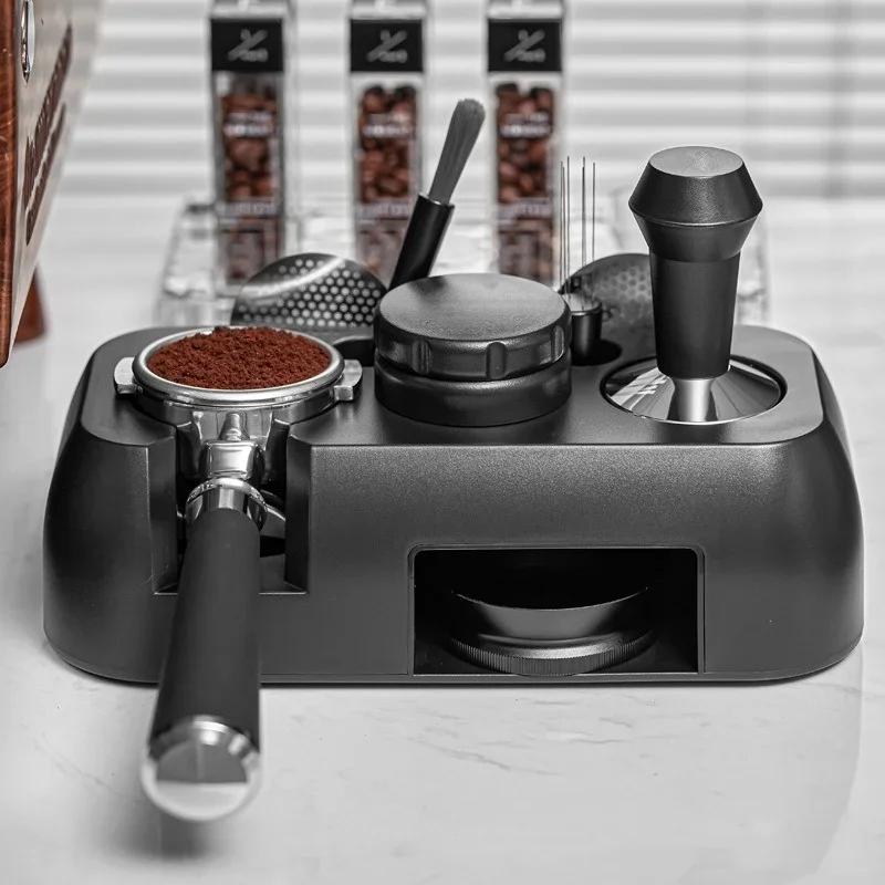 51-58mm Uniwersalny stojak na ubijak do kawy ABS Stojak na filtr do kawy Dystrybutor Mata do ubijaka do kawy Stojak Barista