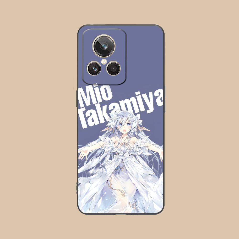 Date a Live Mio Takamiya Matte TPU Mobile Phone Case for Realme 15 14 13 12 11 10 9 Pro Plus T I Lite 5G Colorful Printing Cover