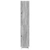 Cabinet Set 2 Pcs Grey Sonoma 34.5 X 33 X 90 Cm Particleboard