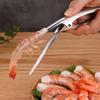 Stainless Steel Shrimp Peeler Shrimp Peeling Pliers Sharp Nose Shrimp Deveiner Peel Device Fast Kitchen Seafood Tools Shrimp