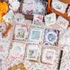 20 Pcs Vintage Garden Ledger Material Background Paper Ins Wind Creative Decorative Sticker Pack Junk Journal Supplies