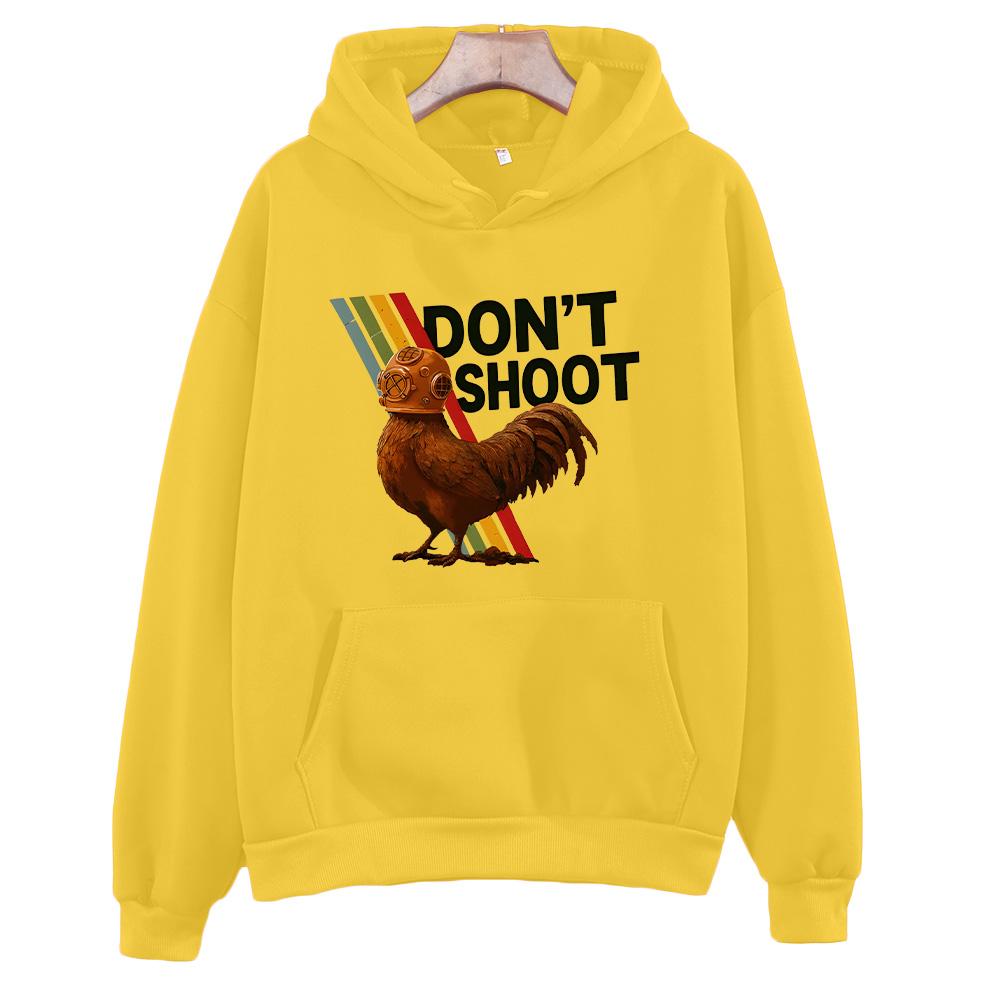 Non Sparare Felpa con Cappuccio Arc Raiders Felpe Donna Uomo Regalo Gamer Felpa Arc Raiders Ispirate Pullover Casual Y2K Top