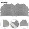 4/10 Pcs Of Washable, Reusable Mops Cloths For The EUREKAS E20 And Evos Plus Robots Vacuum Cleaners.