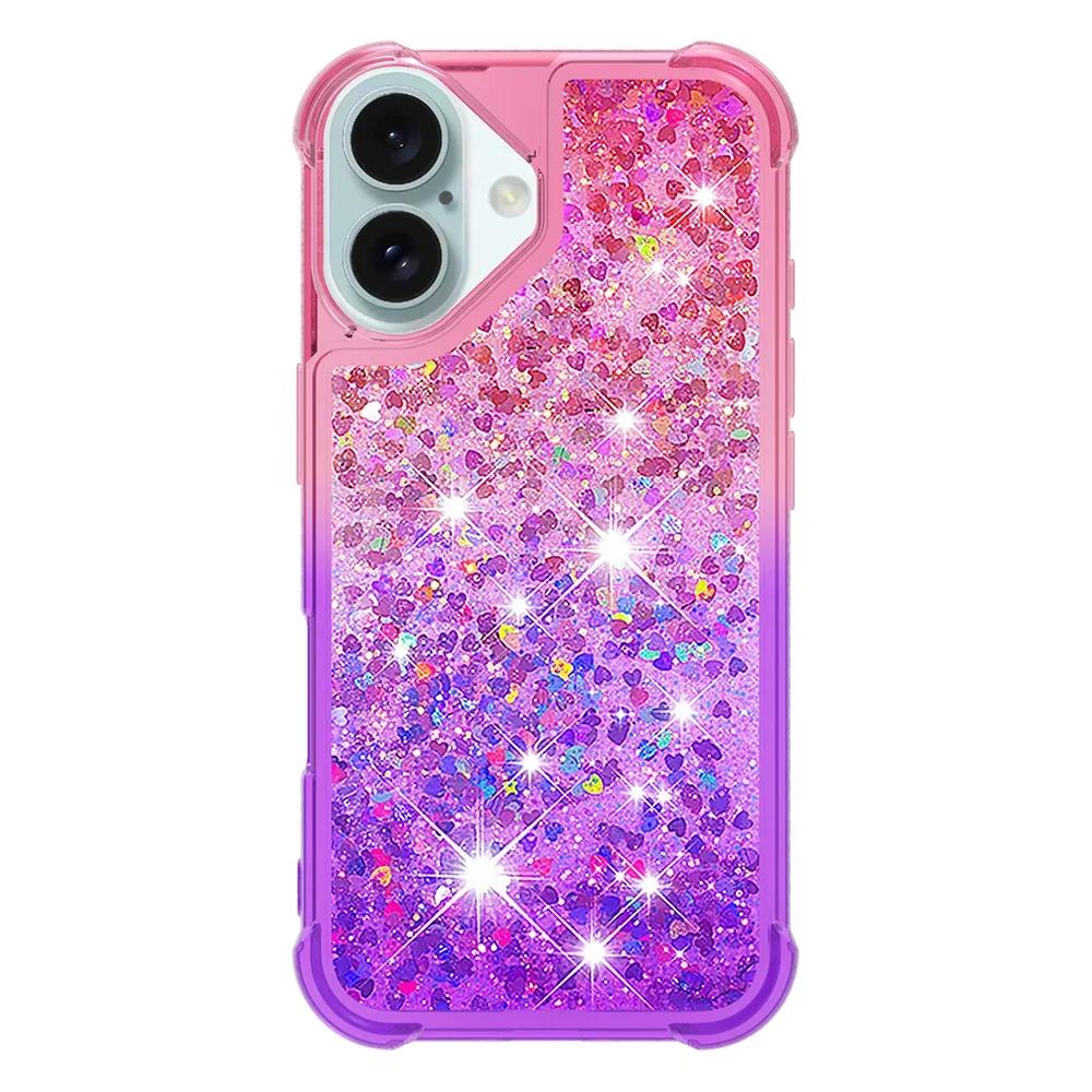 Bling Glitter Phone Case For Xiaomi Poco C75 C65 X6 M6 Redmi 15C 14C 14R 13C A4 A3 X Note 14 Dynamic Quicksand Bumper Back Cover