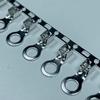 4.2 Terminal Lug Ring with 0.6mm Flat Strip, 6.6mm Outer Diameter, RNB1.25-4 Horizontal Connection.