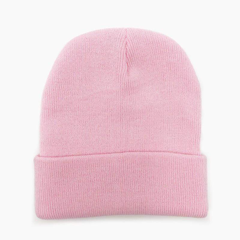 Unisex Warm Winter Beanie Hat, Stretch Knitted Solid Color Cap, Casual Soft Hat for Men and Women, Autumn Winter Cold Weather Headwear