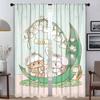 Light Blocking Mikkos Partition Curtain Room Panel Halloween Decoration Curtains Child Home Interior Shades Living Made Of Polyester Washable
