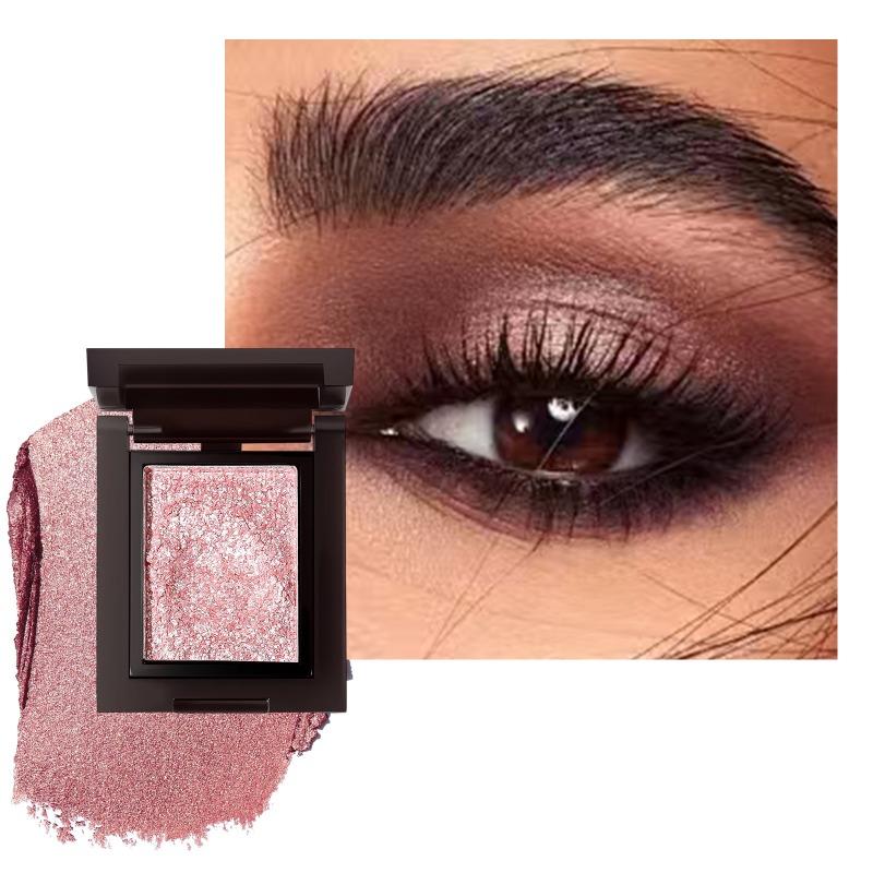 Vysoce lesklý oční stín Jednobarevná paletka očních stínů Paletka očního make-upu Víceúčelový Oční stíny Make-up Rozmačkané brambory Jemný