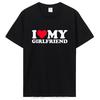 I Love My Girlfriend I Love My Girlfriend Hoodie Fashionable and Comfortable Couple Gift Valentines Day Pattern Hoodie