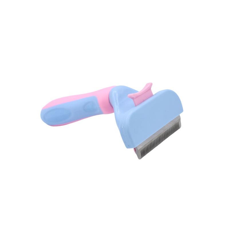 Cat Comb, One-click Press To Clean Cat Hair, Thin Comb, Pet Hair Removal Comb, Floating Hair Removal Comb, Hair Scraping Brush