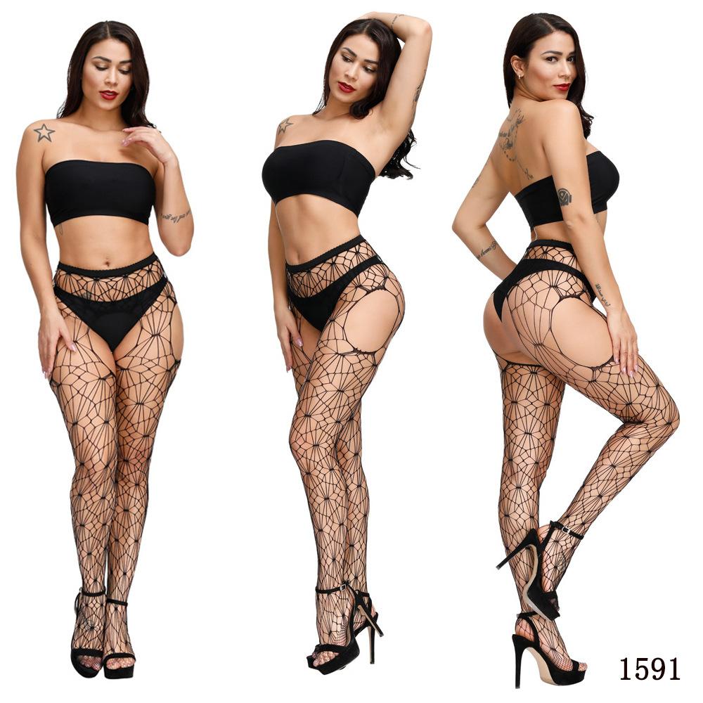 Large Mesh Fishnet Pantyhose Lingerie Female Women Plus Size Lace Black Stockings High Waist Leggings Sexy Tights for Woman 5XXXXXL