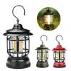 Rechargeable Retro Kerosene Camping Lantern—Outdoor Multi-functional Tent Light with Handheld Stepless Dimming
