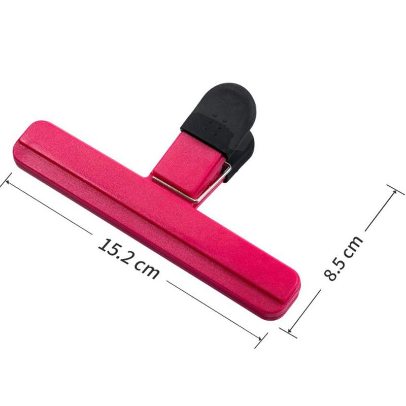 Clips de Sacos Portáteis Armazenamento de Cozinha Comida Lanche Selo Selagem Clips de Saco Selador Grampo Ferramenta de Plástico Acessórios de Organização de Cozinha