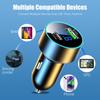 120w Super Charger Type C Fast Charging Dual Port Car Charger Car Phone Adapter For Xiaomi Samsung Iphone 14