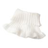 Women Neck Scarf Solid Color Sheer Trim Fake Collar Knitted Warmth Style Neck Warmer Versatile Clothes Accessory