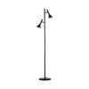 Lampadaire métal 2xGU10 Noir IP20