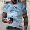 Tricou cu lup cu imprimare 3D pentru bărbați, vară, supradimensionate, cu mâneci scurte, cu mâneci scurte, pulover, 2023, la modă, îmbrăcăminte de stradă, haine cool pentru bărbați, tricouri ieftine