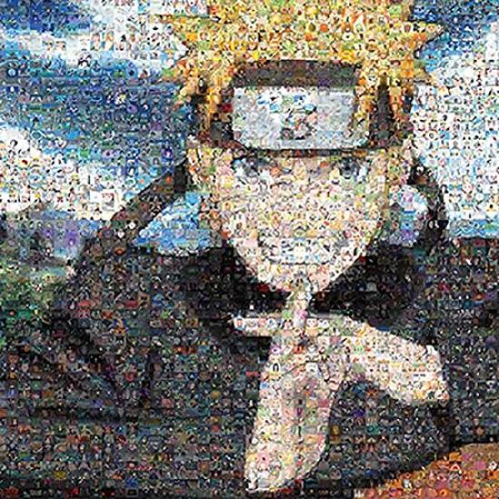 Puzzle Naruto Shippuden art mosaïque 1000 pièces (50x75cm) 1000-395