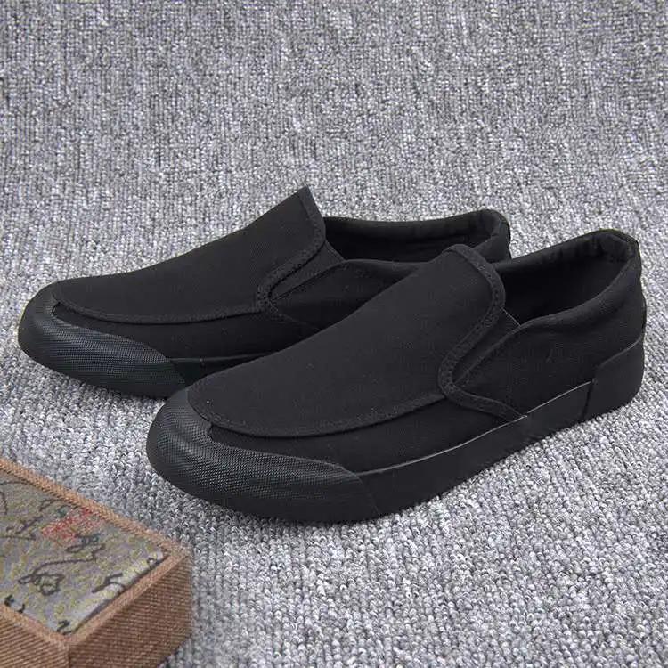 Jar jeseň Móda Pánske plátenné topánky Espadrilky Pánske ležérne nazúvacie priedušné mokasíny Pánske ploché topánky Zapatos Hombre 698