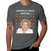 Die Golden Girls 'Dreaming of a White Christmas' Grußkarten T-Shirt Baumwoll-T-Shirt Mann T-Shirts für Mann Pack Baumwoll-T-Shirt