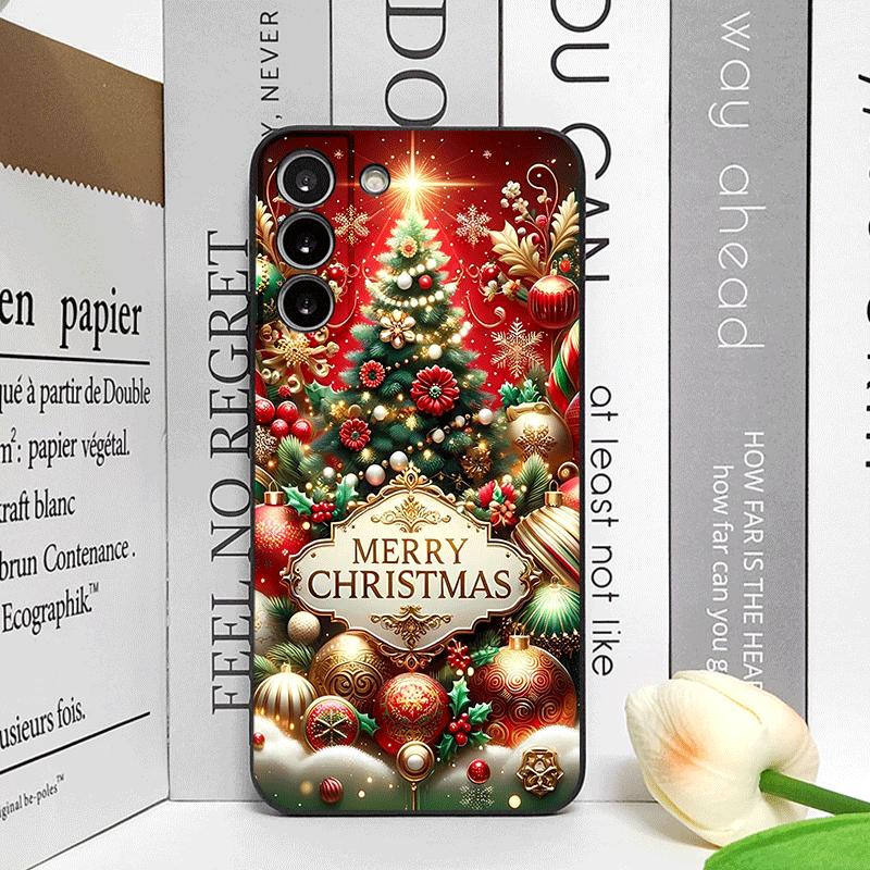 Artistic Merry Christmas Tree Gifts Pattern Phone Case for OPPO Reno 13 12 F 11 10 Pro Plus A58 A79 Find X5 X3 Lite X8 X7 Covers