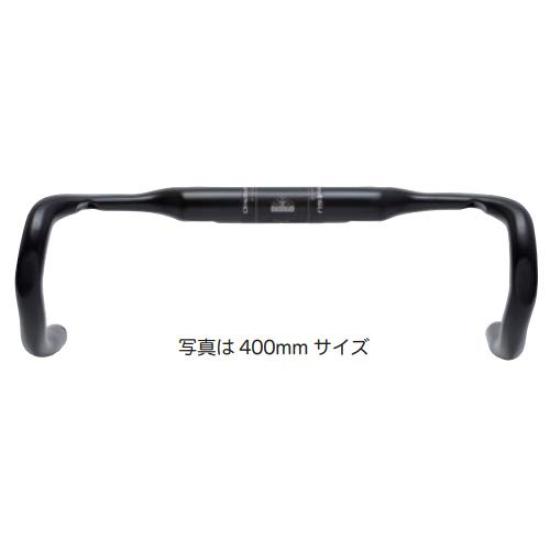 OnebyES Mahora Drop Clamp 380mm J-Carbon Handlebars, Diameter 31.8mm,