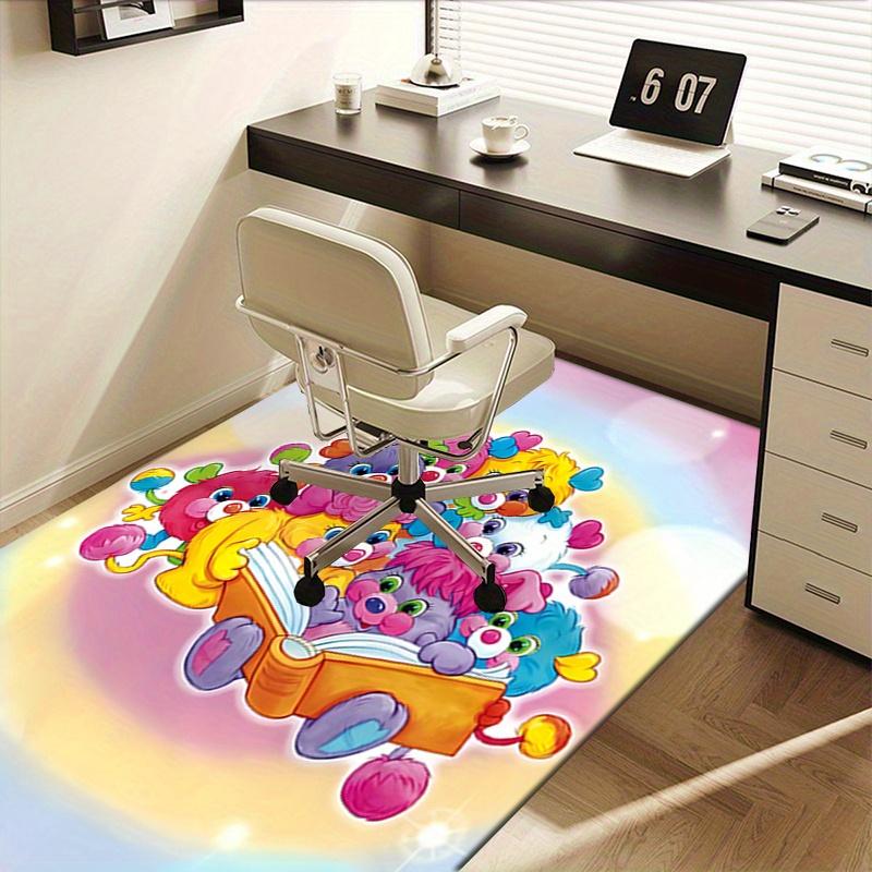 1pc Les Popples Office Carpet Soft Polyester Entrance Carpet Washable Non Slip Machine Washable Indo