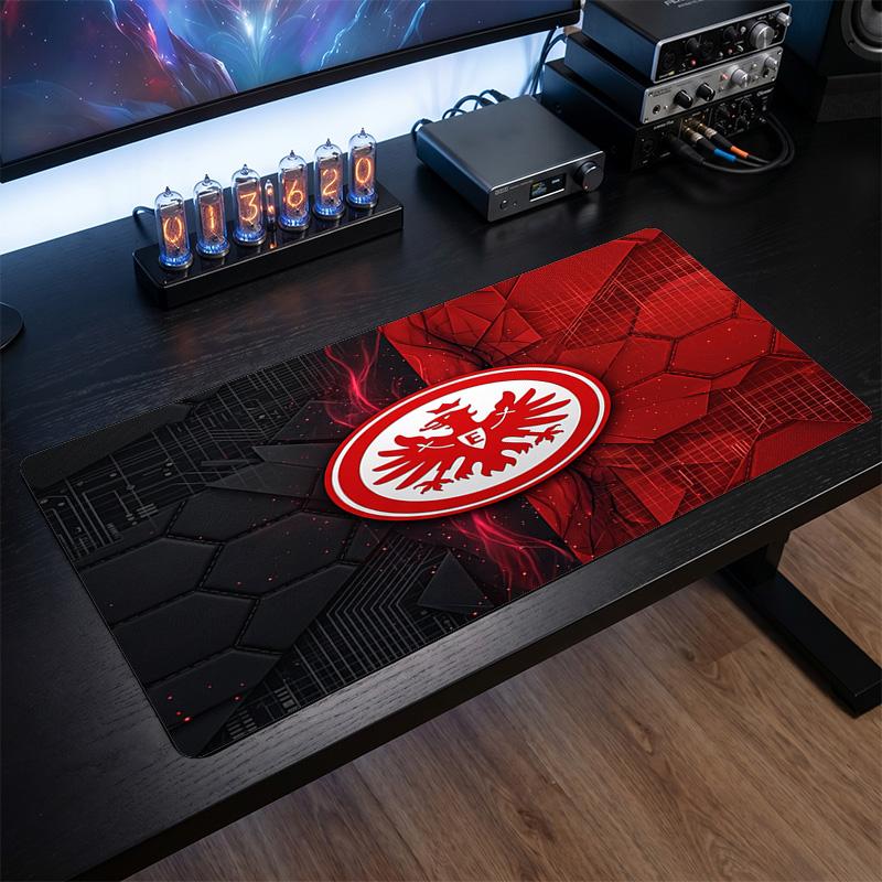 Eintracht Frankfurt Voetbal Print Grote Muismat, Antislip Uitgebreide Gaming Bureau Mat voor Kantoor Thuis