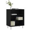 Sideboard Black 57 X 35 X 70 Cm Particleboard