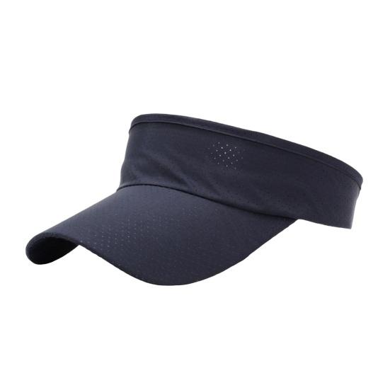 Empty Top Sun Hat, Sweat-Absorbent Anti-Slip Outdoor Hat with Curved Brim, for Outdoor Sports Running Tennis Hiking