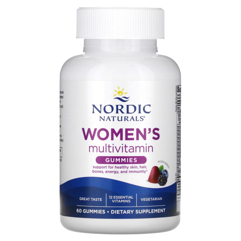 Nordic Naturals, Multivitamin-Gummis für Frauen, Gemischte Beeren, 60 Gummis
