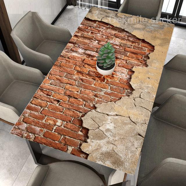Wood Grain Desk Decals Home Decor Furniture Vinyl Wrap Waterproof Wall Sticker Self Adhesive PVC Paper Kitchen Table Decor Film