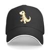 Playful Pixel Dinosaur Outline Graph Sandwich Baseball Cap Sun Cap Outdoor Workouts Hat