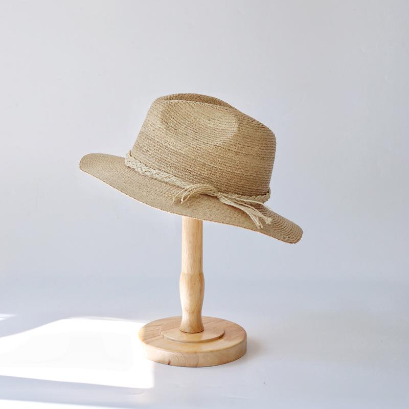 Identify Imported Raffia Flat-Top Hats, African Natural Straw Hats, And Versatile Women'S Hats For A Long Time