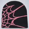 Gothic Spider Pattern Wool Acrylic Knitted Hat Women  Winter Warm  Men  Hip Hop Casual  Outdoor EMA