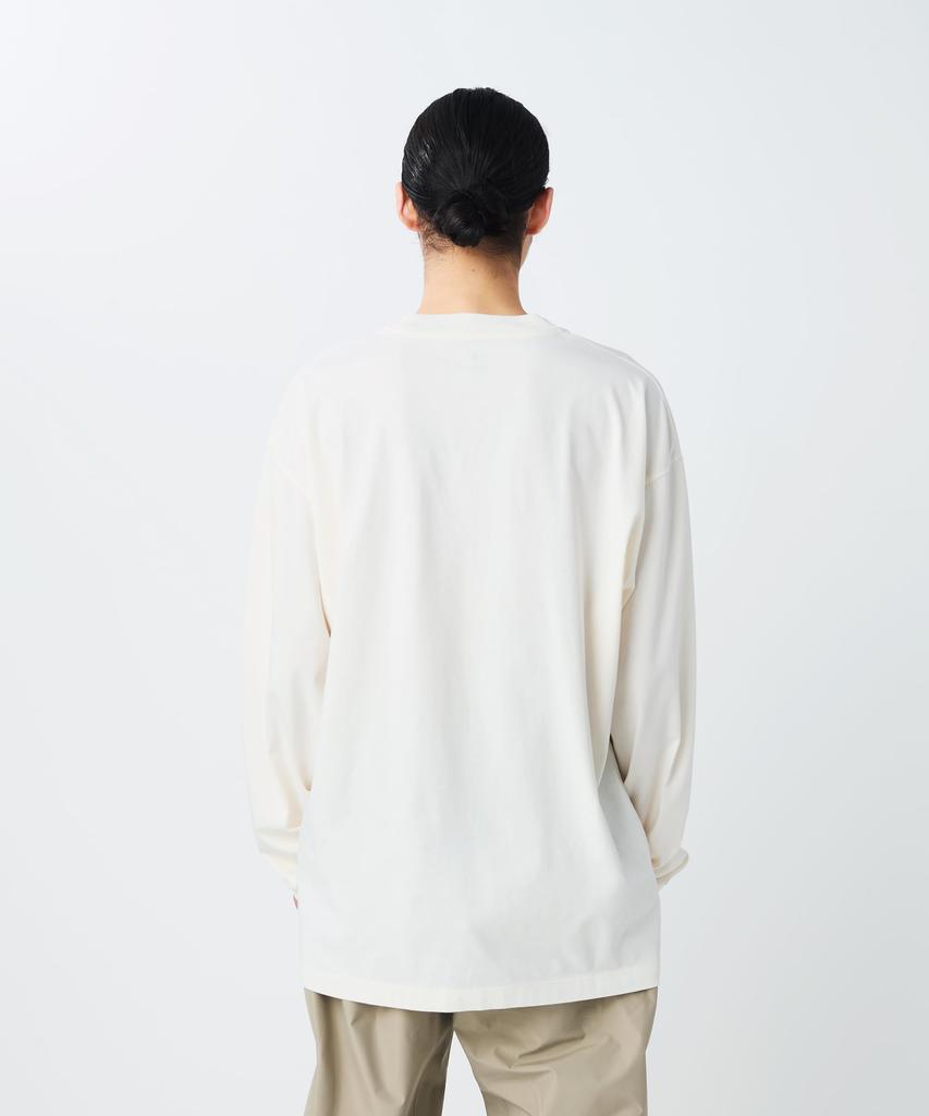 Snow Peak Organic Mercerized Long Sleeve T-Shirt CS-26SU005, Men's/Women's, BLACK, M