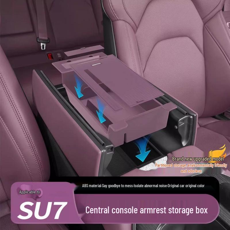 Compatible Storage Box for Xiaomi SU7/YU7 Car Interior